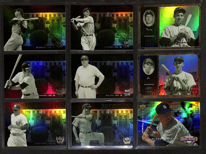 480+ Yankees Cards (250+ are Mickey Mantle) - Mostly Current Era Cards