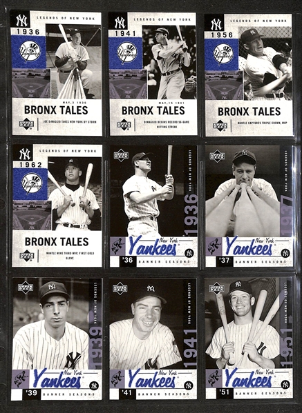 480+ Yankees Cards (250+ are Mickey Mantle) - Mostly Current Era Cards