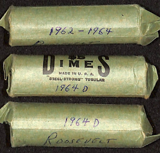 Lot of (150) 1962-1964 Silver Roosevelt Dimes