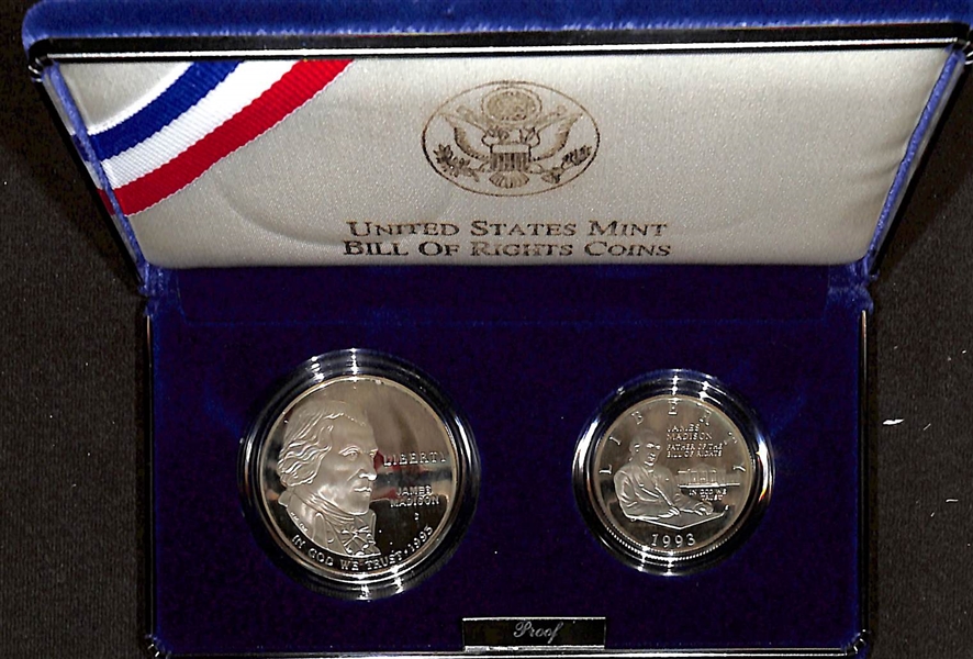 Lot of (4) US Commemorative Issues w. 1987 US Prestige Set