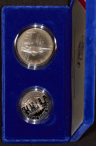 Lot of (4) US Commemorative Issues w. 1987 US Prestige Set