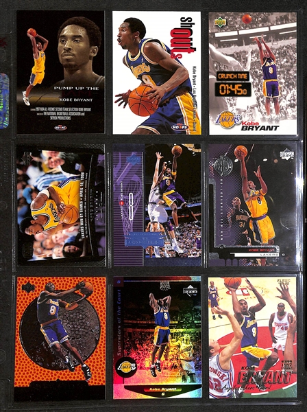 Lot of 98 Kobe Bryant Cards w. Rookies, Short-Prints, & Premium Brand Cards!