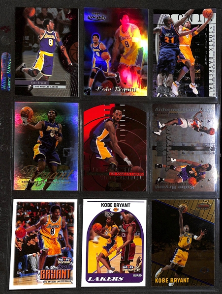 Lot of 98 Kobe Bryant Cards w. Rookies, Short-Prints, & Premium Brand Cards!