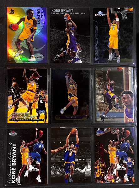 Lot of 98 Kobe Bryant Cards w. Rookies, Short-Prints, & Premium Brand Cards!