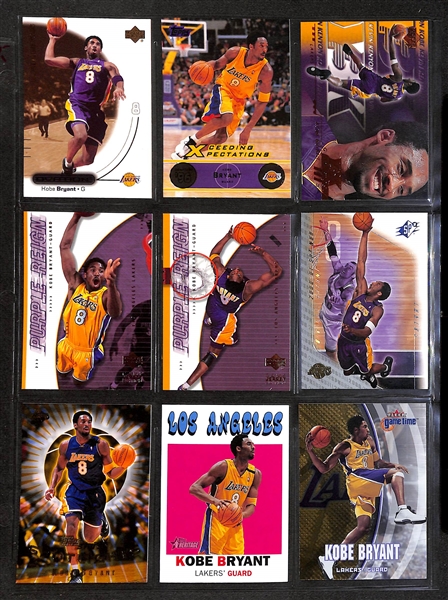 Lot of 98 Kobe Bryant Cards w. Rookies, Short-Prints, & Premium Brand Cards!