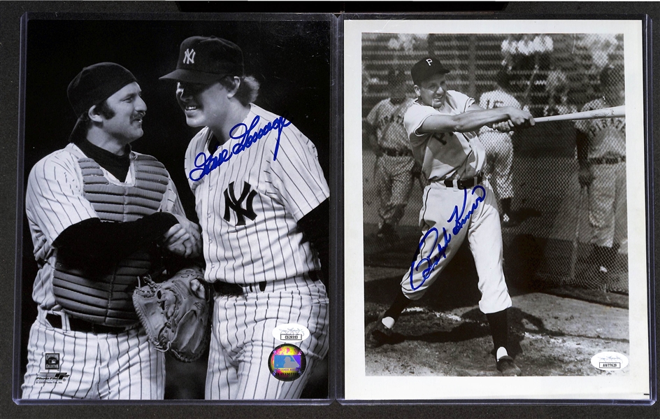 Lot of (9) Signed 8x10 Photos w. Hall of Famers Harmon Killebrew JSA COA & Phil Niekro JSA COA, More (+JSA Auction Letter)