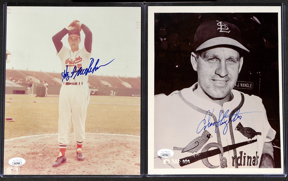 Lot of (9) Signed 8x10 Photos w. Hall of Famers Harmon Killebrew JSA COA & Phil Niekro JSA COA, More (+JSA Auction Letter)