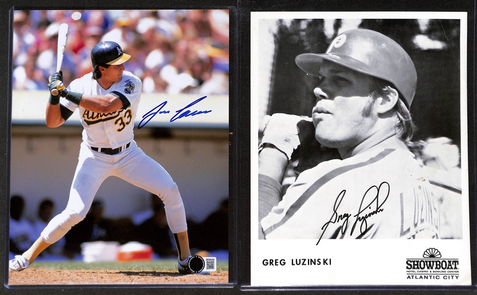 Lot of (9) Signed 8x10 Photos w. Hall of Famers Harmon Killebrew JSA COA & Phil Niekro JSA COA, More (+JSA Auction Letter)