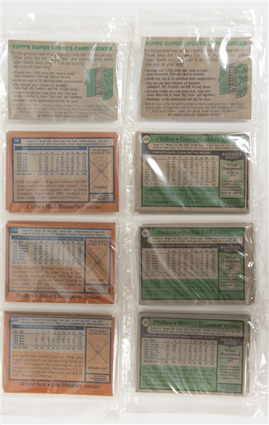 Unopened/Sealed 1978 & 1979 Topps Rack Packs - Both w. Johnny Bench Showing!