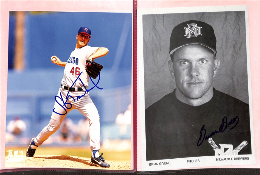 Lot of (23) Signed 8x10 Photos w. Bob Feller, Maury Wills, More (+JSA Auction Letter)