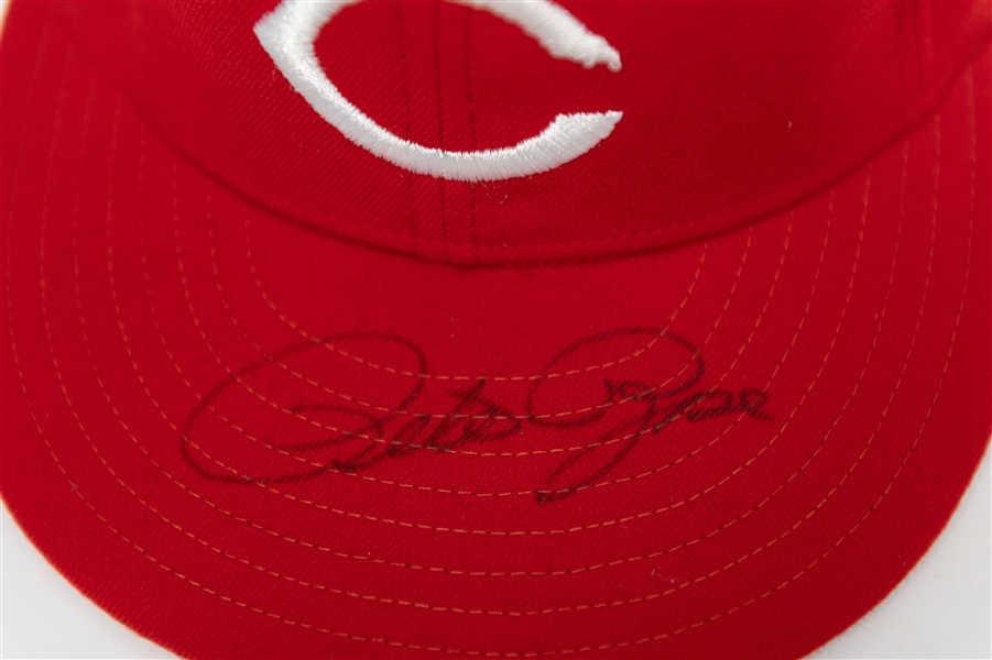 Lot of (3) Signed Baseball Memorabilia Pieces w. Mike Schmidt (HOF), Jim Palmer (HOF), Pete Rose (+JSA Auction Letter)