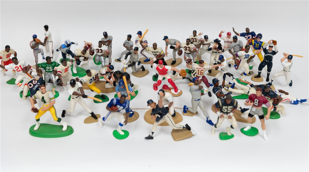 Lot of (50)   NFL & MLB Starting Line Ups  w. Brett Favre, Junior Seau, Derek Jeter, Tony Gwynn, +