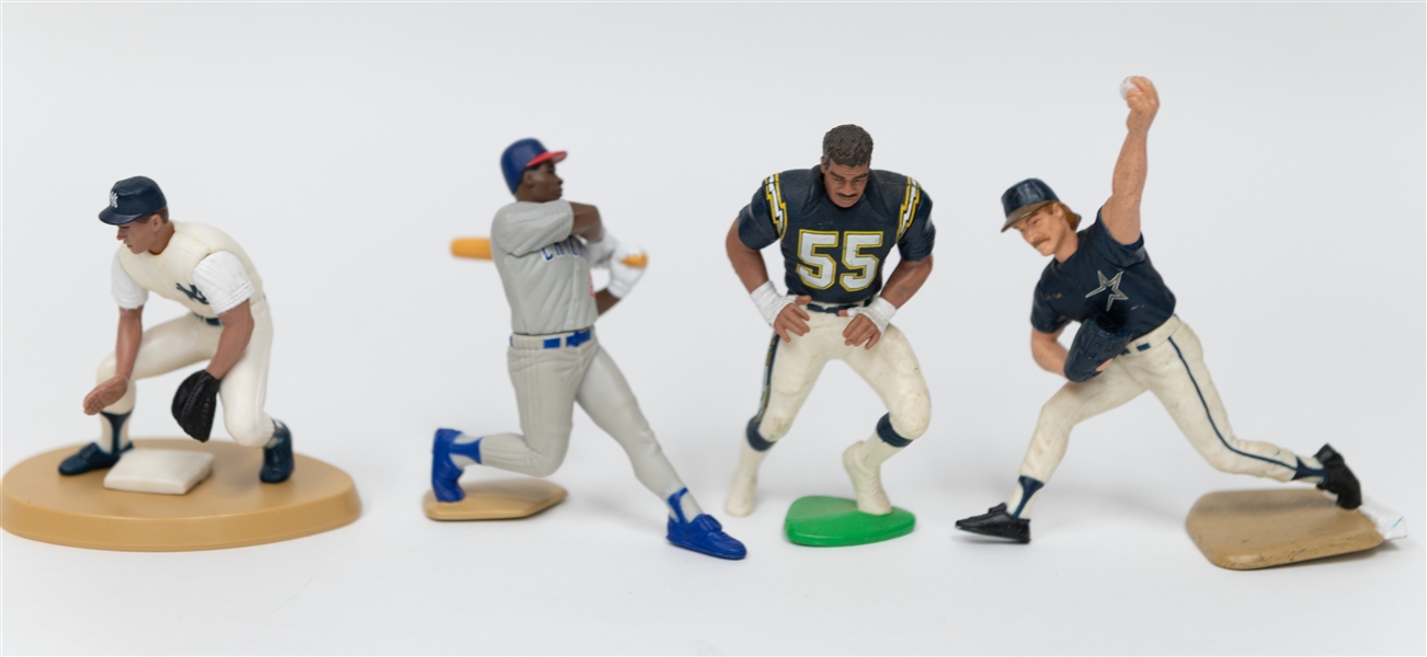 Lot of (50)   NFL & MLB Starting Line Ups  w. Brett Favre, Junior Seau, Derek Jeter, Tony Gwynn, +