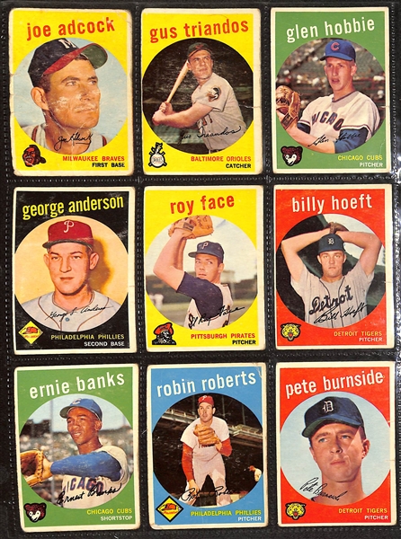 Lot of (300+) 1954-1961 Topps Baseball Cards w. 1958 Roger Maris RC & 1961 Stan Musial