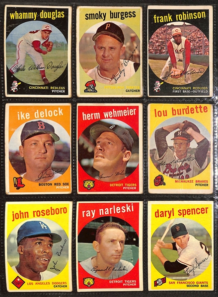 Lot of (300+) 1954-1961 Topps Baseball Cards w. 1958 Roger Maris RC & 1961 Stan Musial