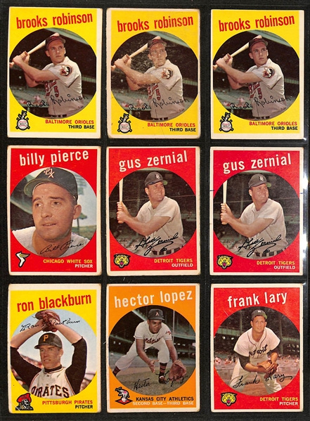 Lot of (300+) 1954-1961 Topps Baseball Cards w. 1958 Roger Maris RC & 1961 Stan Musial