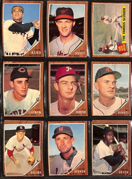 Lot of (350+) 1959-1966 Topps Baseball Cards w. 1961 Carl Yastrzemski & 1961 Stan Musial