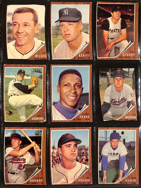 Lot of (350+) 1959-1966 Topps Baseball Cards w. 1961 Carl Yastrzemski & 1961 Stan Musial