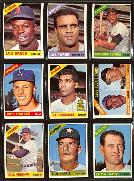Lot of (350+) 1959-1966 Topps Baseball Cards w. 1961 Carl Yastrzemski & 1961 Stan Musial