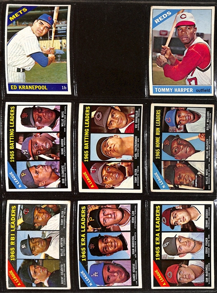 Lot of (350+) 1959-1966 Topps Baseball Cards w. 1961 Carl Yastrzemski & 1961 Stan Musial