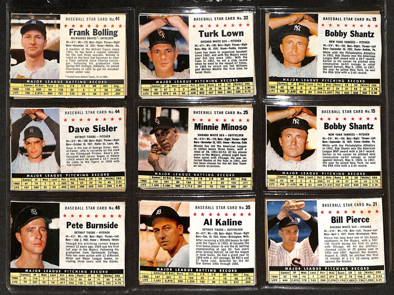  Lot of (50) 1964 Topps Coins w. Mickey Mantle & (70) 1961-1962 Post Cereal Cards w. 1961 Al Kaline