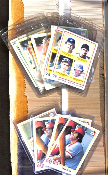 Lot of Approx (1300) 1978 Topps Baseball Cards w. (2) Molitor/Trammel Rookie Cards
