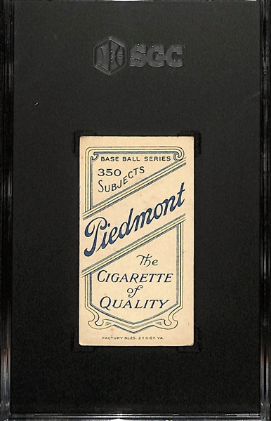 1910 Piedmont Cigarettes Christy Mathewson (HOF, Portrait) Graded SGC 2
