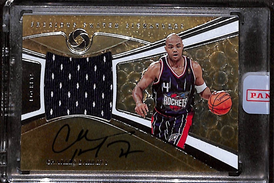 2019-20 Panini Opulence Charles Barkley Precious Swatch Signatures #28/49