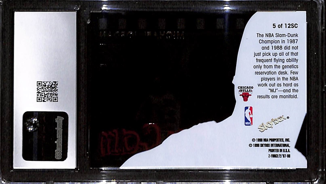 1997-98 Skybox Slam Cam Michael Jordan #5SC Graded CGC 8