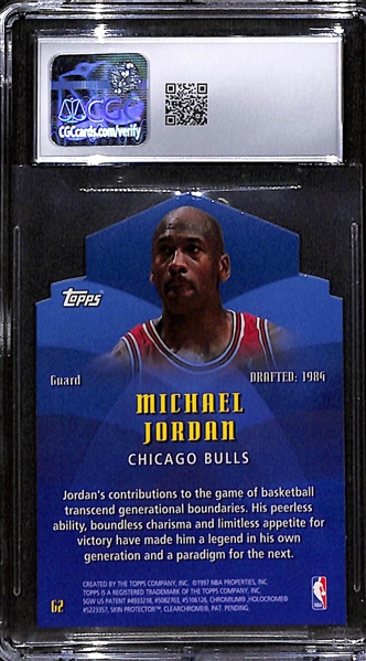 1997-98 Topps Generations Die-Cut Michael Jordan #G2 Graded CGC 9