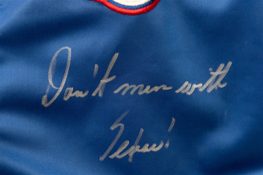 Nolan Ryan Signed Texas Rangers Jacket w. Inscription (PSA/DNA)