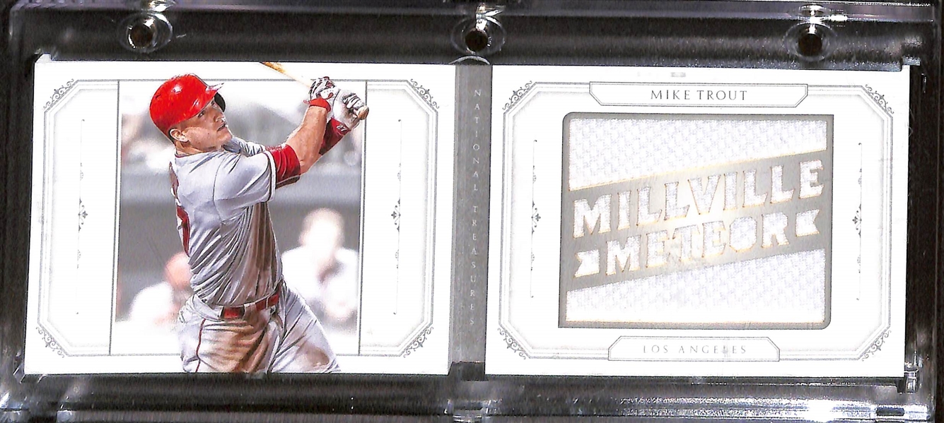 Lot of (5) Mike Trout Baseball Cards w. 2010 Cedar Rapids Kernel Rising Alumni #1 (PSA 10) & #2 PSA 10 Rookie Card