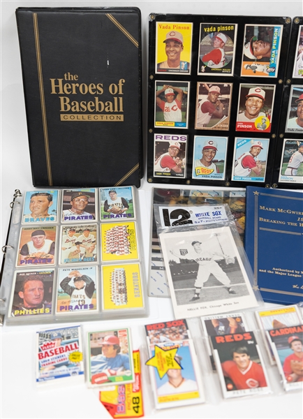 Large Grouping of 1958-2024 Baseball & Basketball Cards, Jersey Cards, Packs 