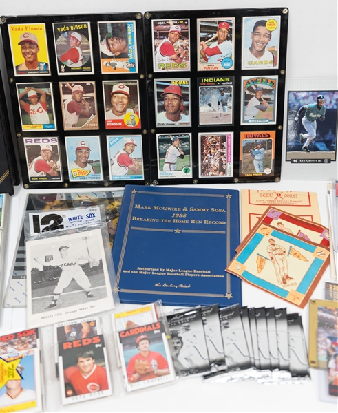 Large Grouping of 1958-2024 Baseball & Basketball Cards, Jersey Cards, Packs 