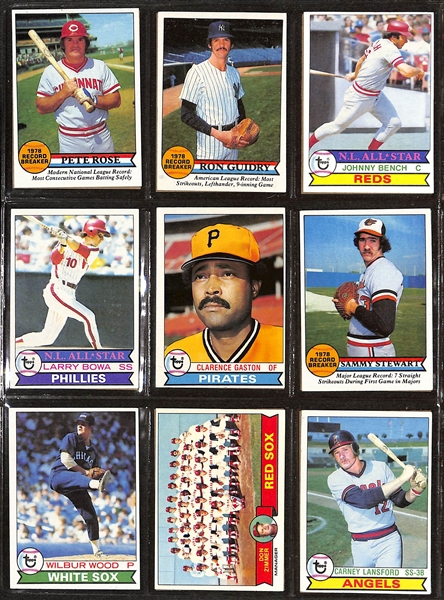 1979 Topps Baseball Complete Set of 726 Cards w. Ozzie Smith RC