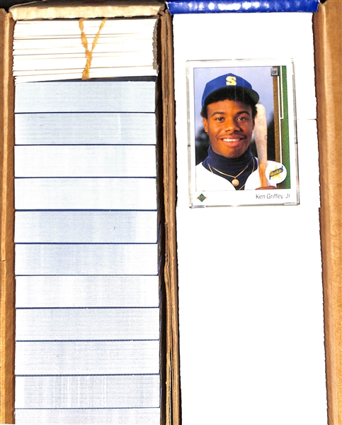 1986 Leaf Donruss Diamond Kings Complete Set & 1989 UD Collector's Choice Complete Set w. Ken Griffey Jr Rookie Card