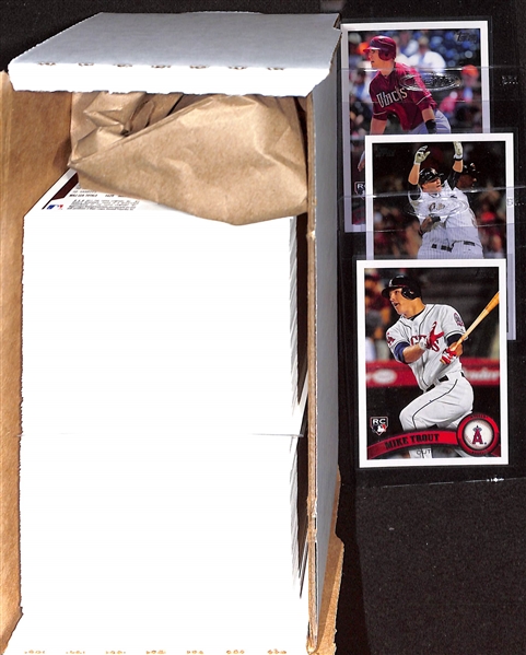 2011 Topps Baseball Update Series Complete Set of 330 Cards w. Mike Trout Rookie Card