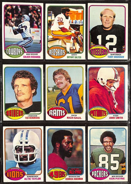 1976 Topps Football Complete Set w. Walter Payton #148 (RC) SGC 7