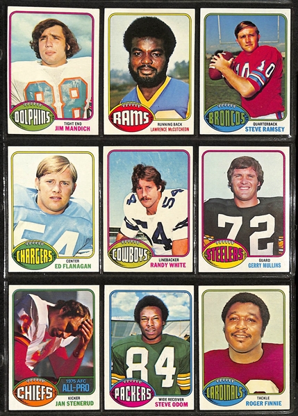 1976 Topps Football Complete Set w. Walter Payton #148 (RC) SGC 7