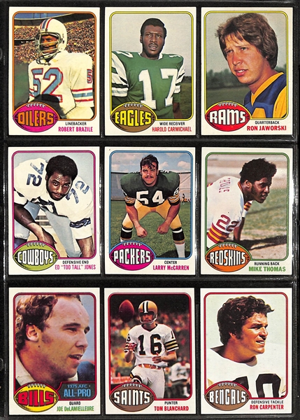 1976 Topps Football Complete Set w. Walter Payton #148 (RC) SGC 7