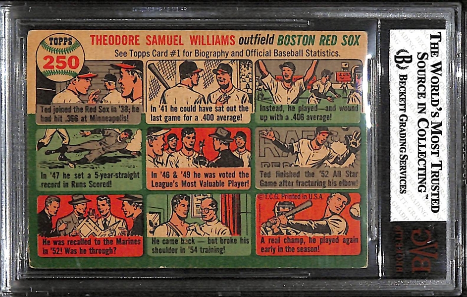 1954 Topps #250 Ted Williams BVG 4