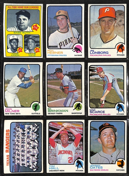 1973 Topps (660) Card Complete Set w. Mike Schmidt (RC)