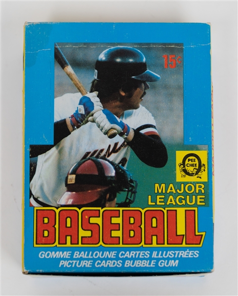 1979 O-Pee-Chee Baseball Unopened Wax Box - 35 Sealed Packs (Missing One Pack - Ozzie Smith Rookie Year)