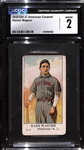 1910 E91-C American Caramel Honus Wagner CGC 2