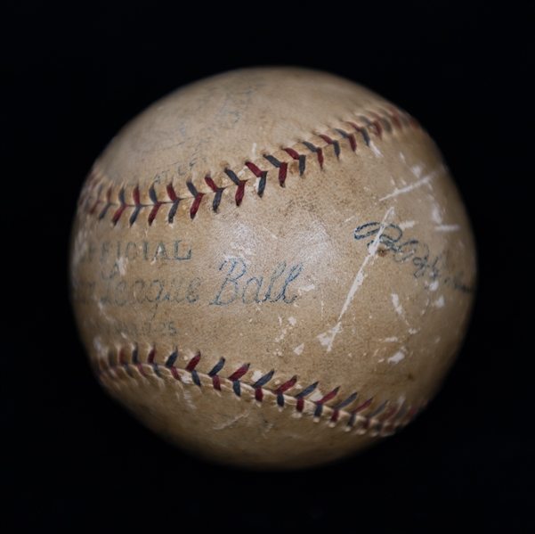Ty Cobb Signed Baseball - JSA Full Letter of Authenticity