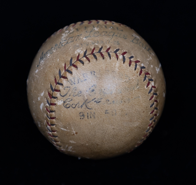 Ty Cobb Signed Baseball - JSA Full Letter of Authenticity