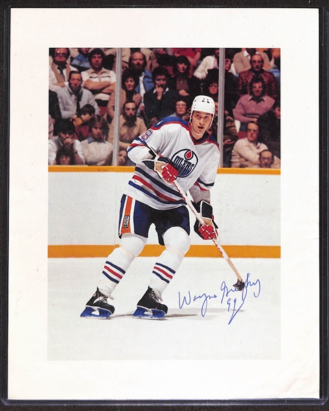 Wayne Gretzky  8x10 Signed Photo (JSA Auction Letter)