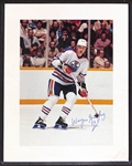 Wayne Gretzky  8"x10" Signed Photo (JSA Auction Letter