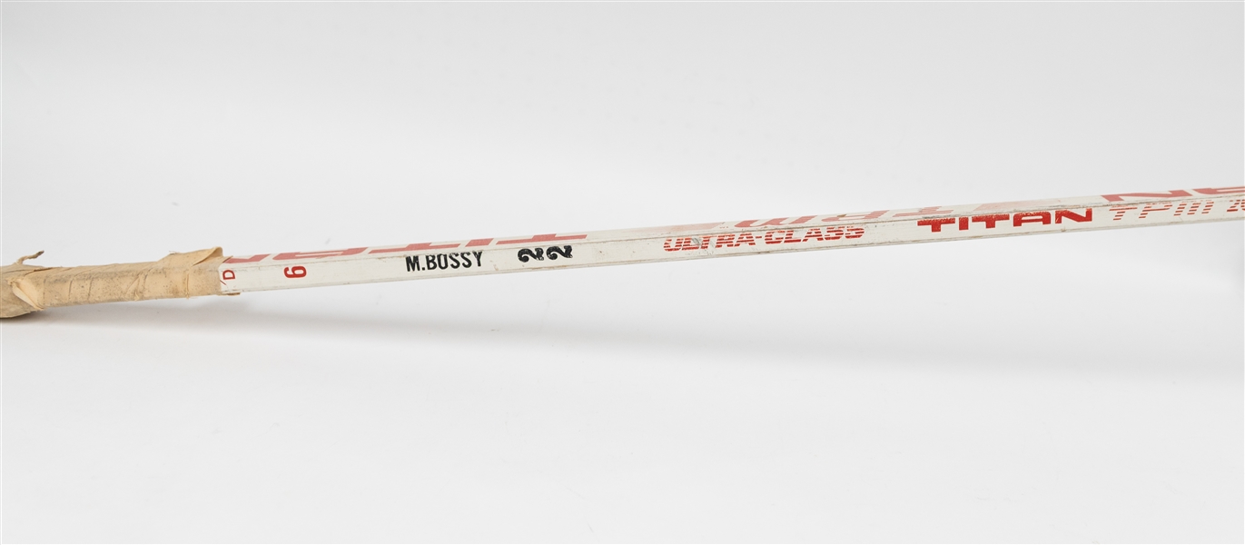 Mike Bossy New York Islanders Associated Used Titan Model M. Boss 22 Hockey Stick  (Shows Practice or Game Use)