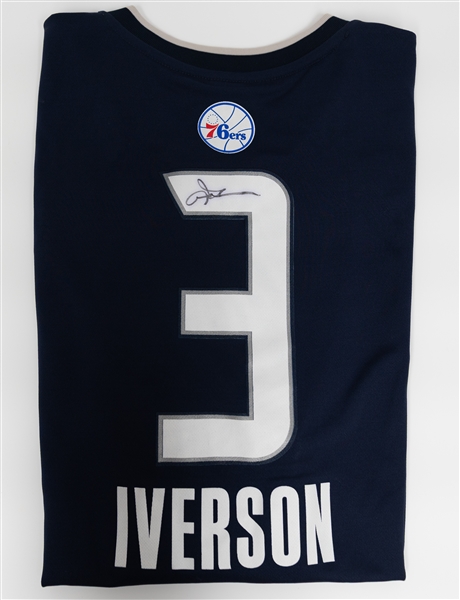 Allen Iverson Signed Authentic Adidas 2010 East All-Star XL Jersey (JSA COA)
